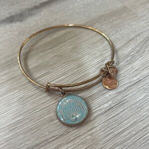 Alex and Ani “you are enough” rose gold bracelet